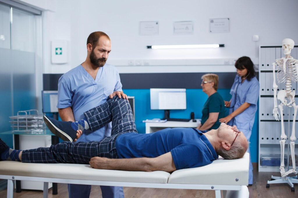 Physiotherapy clinic examination